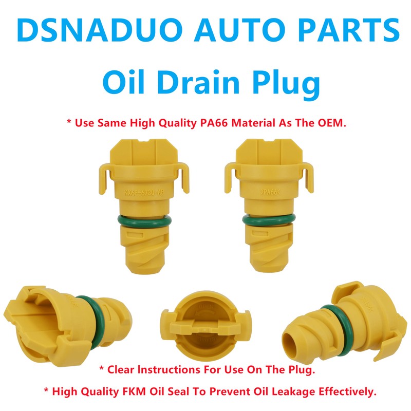 3PCS Oil Drain Plug Fit For 2011-2024 Ford F-150 Mustang