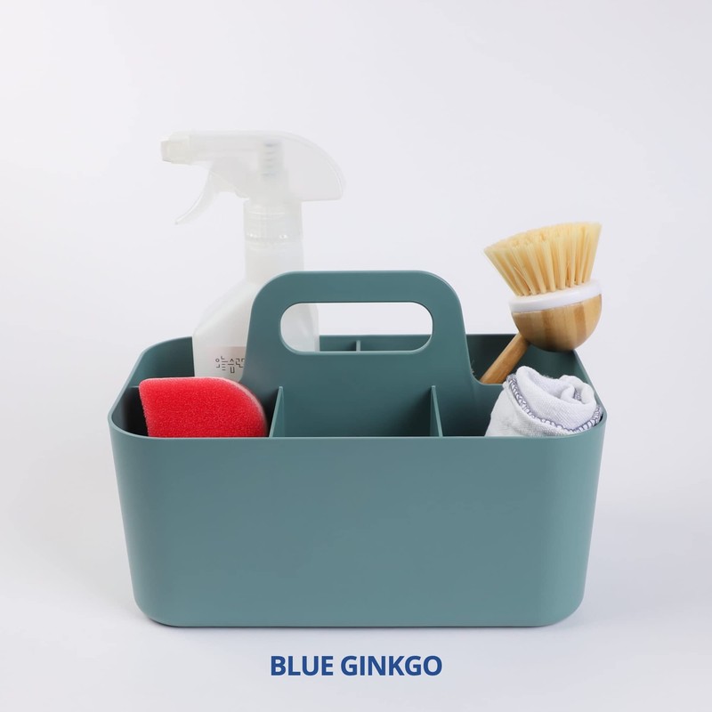 BLUE GINKGO Multipurpose Basket Organiser - Stackable Plastic Basket with
