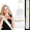 Kit Tiara, Velo y Banda Premium Bride to Be Despedida