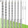 Pinava® SDS Plus Drill Bit Set [Double Twist] - 7-Piece