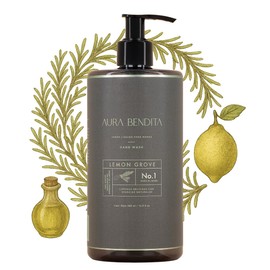 Jabón líquido para manos Lemon Grove con aceites esenciales Aura Bendita