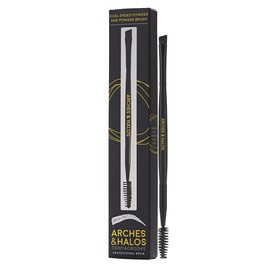 Arches & Halos Spazzola per Polvere e Pomata a Doppia Estremità - Definire, Pettinare e Sfumare - Applicazione Semplice - Testato da Dermatologi e Oftalmologi - 1 pz