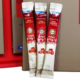 Namhae Red Garlic, Red Garlic Extract, Red Garlic Stick, Haedurum 1 Box, 30 Pieces / 남해 홍마늘 홍마늘정 홍마늘스틱 해두룸 1박스, 30개