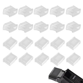 TVETE Whistle Mouth Grip Protector, Transparent Whistle Finger Grip, Whistle Cover [Pack of 20] Whistle Protector Buffer Protector, Clean, Dust-free, Safe and Odorless, Protective Accessories, For