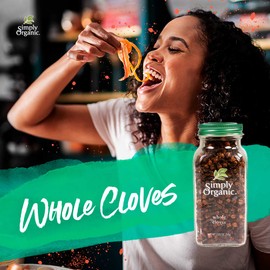 Simply Organic Whole Cloves, Certified Organic | 2.05 oz | Syzygium aromaticum (L.) Merr. & L.