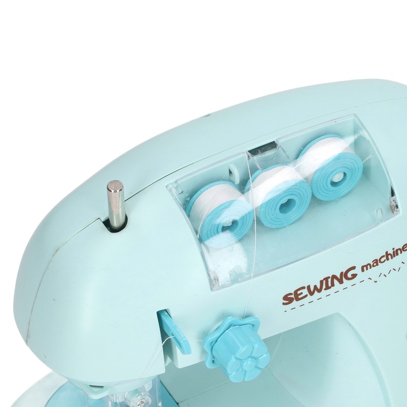 Children Electric Sewing Machine Toy with Threader Ruler Interesting Small