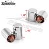 21ST Chrome Rear Docking Hardware Magnet Cover Caps for Harley-Davidso