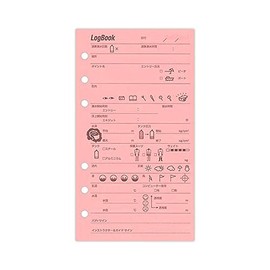 Spare Log Log Book Diving Log Refill 6 Hole Log Book Binder Lightweight Compact Scuba Diving BBC Buc (Cink)