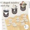 Honsoo Extensiones de cabello humano real con clip, rubio decolorado,