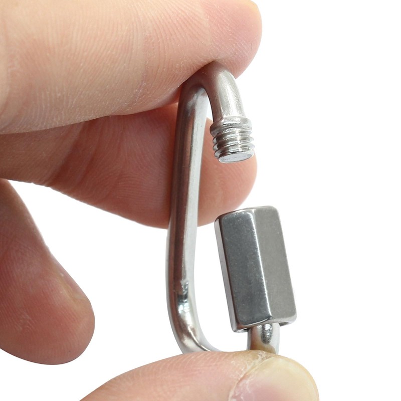Cionyce M3.5 Delta Quick Links Triangle 1/8 Inch,6 Pcs 316