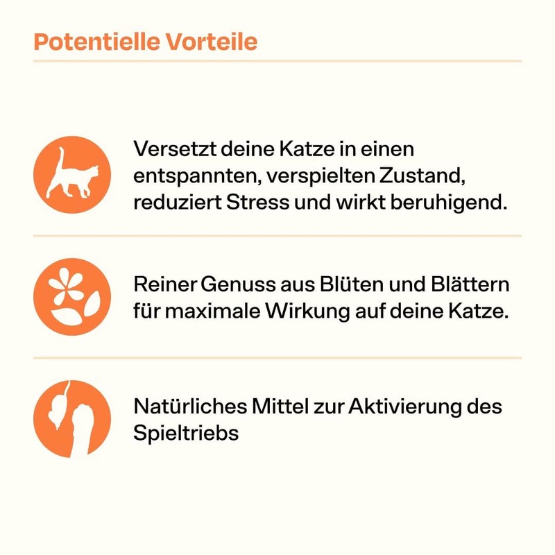 The Better Cat Katzenminze, 30g, Natürliches Beruhigungsmittel und Spielzeug für