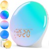 HEYITOP Upgraded Sunrise Alarm Clock Wake Up Light,Alarm Clock for