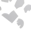 11pcs Elephant Template Ruler Set Acrylic Quilting Template Cutting Set