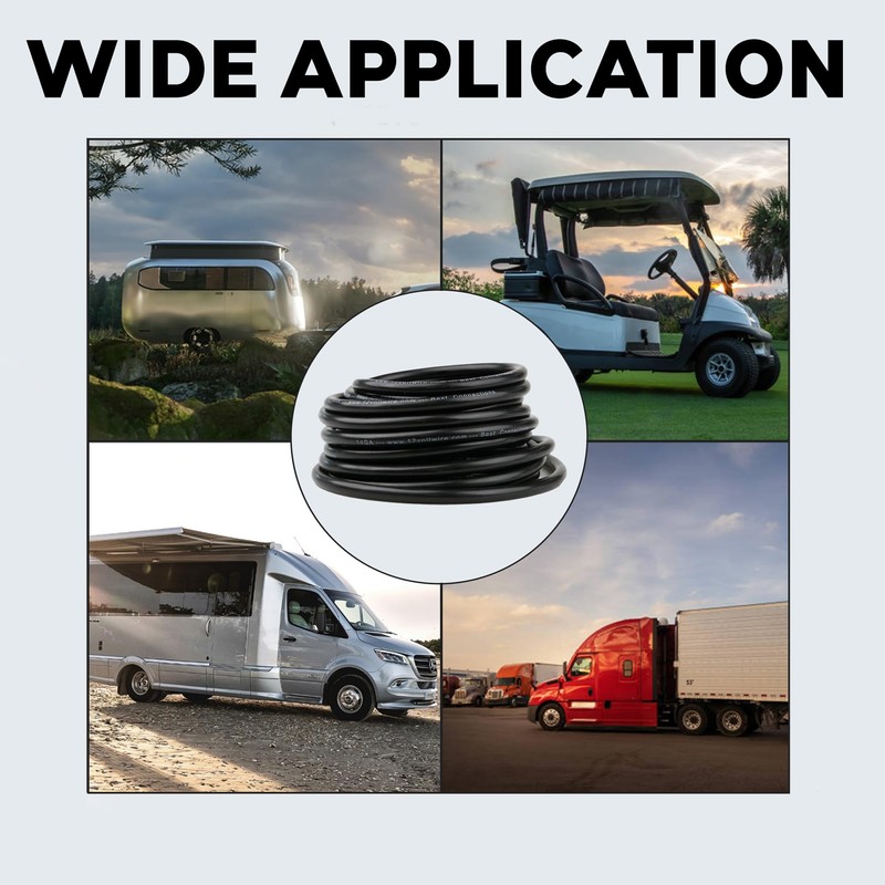 BEST CONNECTIONS 4 Way Trailer Wire (25 Feet) – Heavy