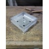 Ben Douglas Foundry Post Base, Anchored 8x8 Heavy Cast Aluminum,