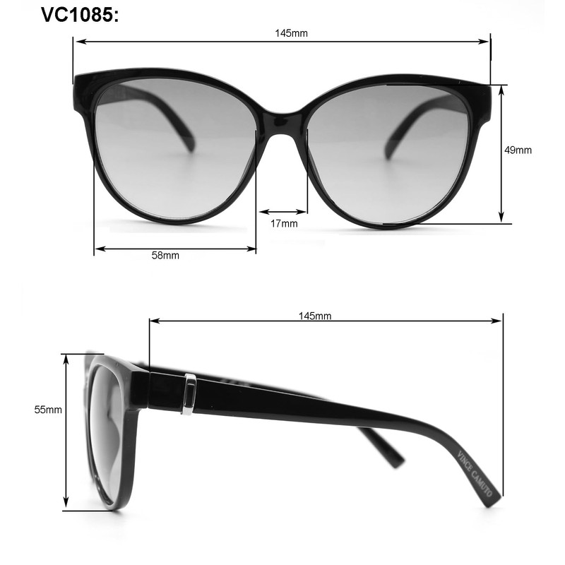 Vince Camuto Women's Vc1085 Cat Eye 100% Uv Protective Round