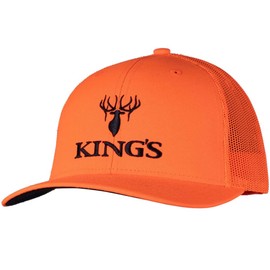 King's Camo Kings Logo Hat Blaze Or. (KBZ407-BZ)