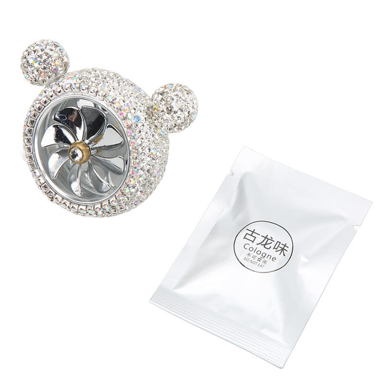 Car Air Vent Fragrance Decoration Sparkly Rhinestones Cute Shape Interior