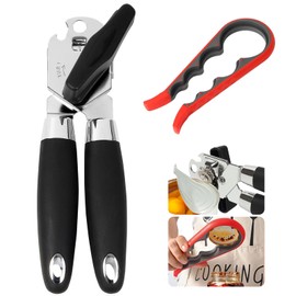 Dachiy Pack of 2 Bottle Openers for Seniors, 4-in-1 Jar Opener, Screw Cap Opener, 5-in-1 Screw Jar Cap Opener for Arthritis Patients Children Elderly