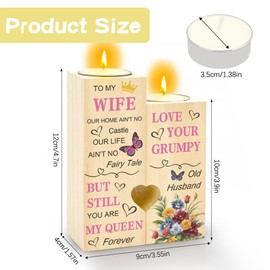 Valentines Gifts,Wife Birthday Gifts,Wife Gifts,Gifts for Wife,Birthday Gifts for Wife,Wife Gifts from Husband,Wife Candles,Wedding for Wife,Gifts for Wife on Her Birthday,Christmas Gifts for Wife