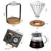 SOTECH Pour Over Coffee Station Dripper Stand Coffee Filter Wooden