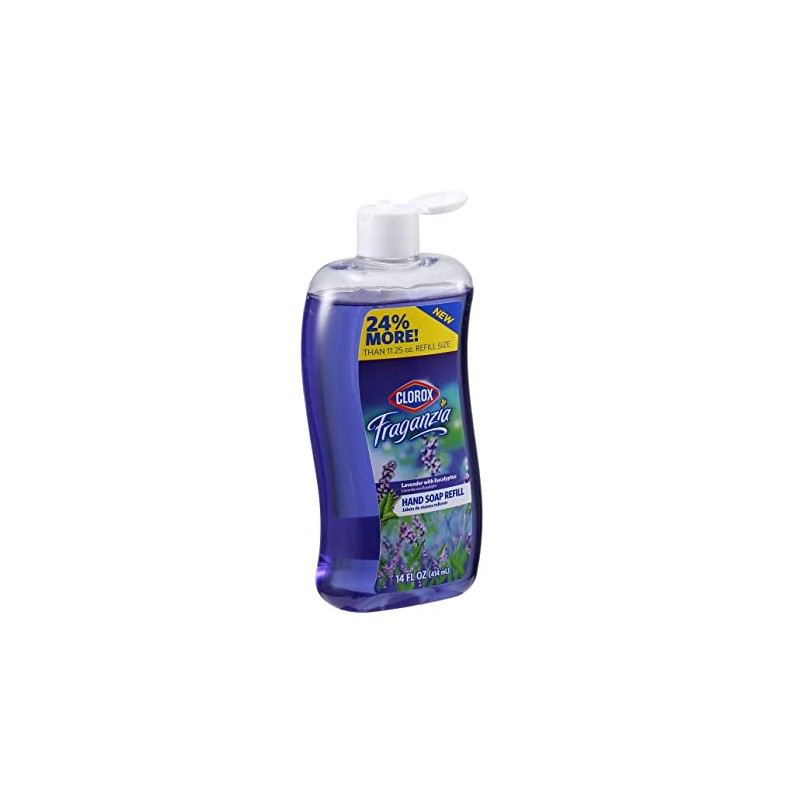 CLOROX Fraganzia Liquid Hand Soap Lavender with Eucalyptus Scent Value