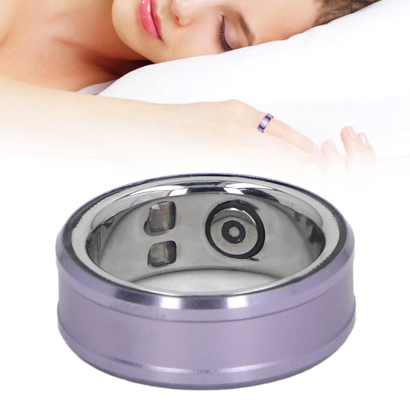 Smart Ring Waterproof Lightweight Ti Alloy Stainless Steel Skin Friendly