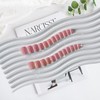 Glazed Pink Chrome SXVME Aurora Nails 24PCS Short Square Press