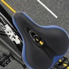 Bike Saddle Microfiber Leather HollowCarved Shock Absorber Mountain Bike Saddle