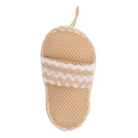 WOONEKY Bath Scrubber Slipper Shaped Exfoliating Body Wash Scrubber for Portable Bathing Skin for Relaxing Shower Experience Suitable for Adults