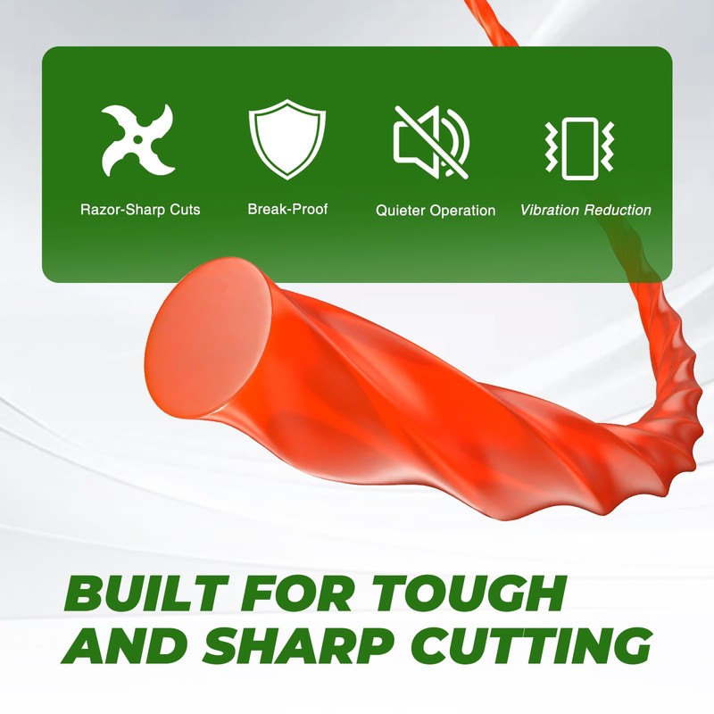 Dalom .095" 1/2 lb Trimmer Line Round Twist,Weed Eater String