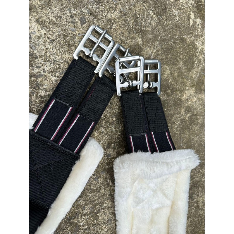 Equipride SUPER SOFT MINK/TEDDY FUR SYNTHETIC GIRTH ELASTICATED BOTH SIDE