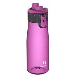 Super Sparrow Water Bottle 1 Liter - Wide Mouth TouchGulp Water Bottle - Leak Proof Design BPA Free Tritan Drink Bottle - Lightweight and Sustainable for Work, Gym, Travel, Sports, Outdoor