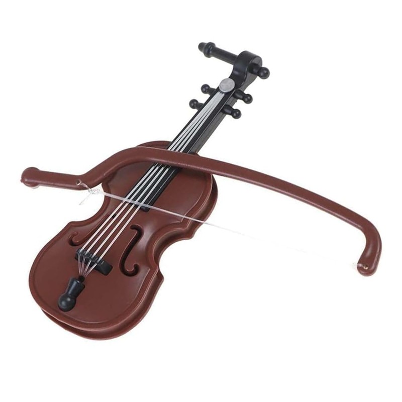 CENPEK Mini Violins, Electric Guitars, Mini Wooden Miniatures, Miniature Scene