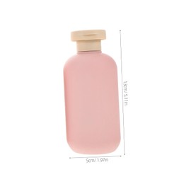 Ciieeo 3Pcs Refillable Travel Bottles with Flip Cap Pe Liquid Containers for Shampoo Lotion and Creams Compact and Lightweight Design for Travel Essentials Pink