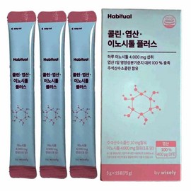 Choline Inositol 4000 Nutrients Women's Folic Acid Active Pregnancy Preparation 15 Packets / 콜린 이노시톨4000 영양제 여자 엽산 활성 임신준비 15포