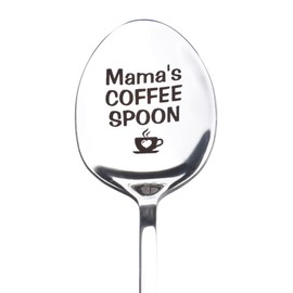 Mama Mum Coffee Spoon Gifts for Mom Christmas Birthday Gifts for Mam Mother Retirement Gift for Mummy Tea Coffee Lover Gifts for Mum Birthday Presents for Mum Mummy Gifts for Mommy Spoons