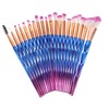 Outanaya 20pcs Gradient - Makeup Brushes Set Handle Essential Cosmetic
