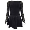 Starlite Black Zoe Dance Dress with Lycra Skirt for Girls,
