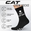 VICRAZY Funny Socks for Men - Ideal Cat Dad Gifts