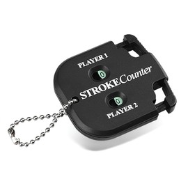 nllkii Portable digital Golf Score Counte,2 Player Stroke Counter Clicker with Keychain Portable Golf Shot Stroke Counter Clicker Golf Accessories for Outdoor Sport Games Scorekeep