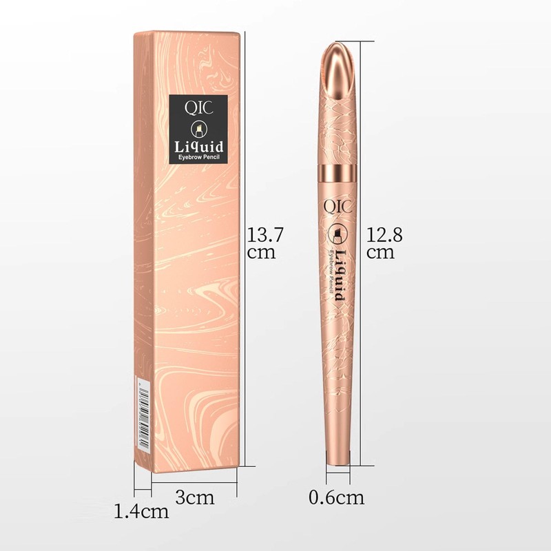 YANINEE 3D Waterproof Eyebrow Pencil, Hair Drawing, Quick Drying and