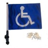 SSP Flags Handicap Golf Cart Flag EZ On & Off