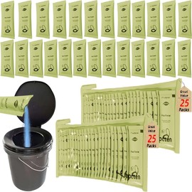 Portable Toilet Powder. Outdoor Toilet. Neutralize Odor/Fast-Acting Gel. Emergency Toilet Chemicals. Porta Potty Chemicals Degradable. Go with Porta Potty for Camping (2 Pack)