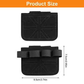 AOROPS Grip Pads, 1 Pair of Black Grip Pads, Weight Training, Grip Aids, Strength Training, Grip Pads for Fitness, Pull-Ups, Bodybuilding