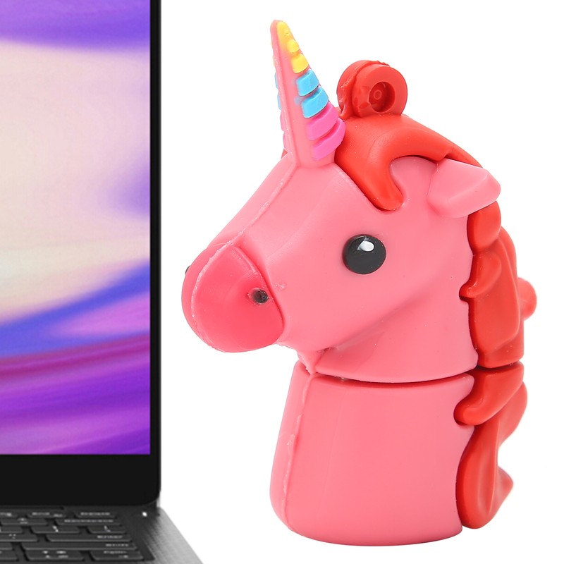 USB 2.0 Flash Drive Pink Cartoon Appearance Data Storage Tool