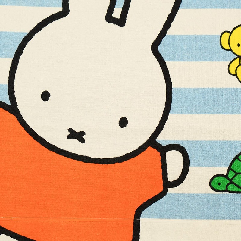 Miffy Towel Blanket, Nap Blanket, Kids, 33.5 x 45.3 inches