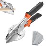 Mitre Scissors, Angle Scissors with 10 Replacement Blades Angle Scissors