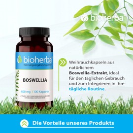 Bioherba Boswellia 100 Capsules 400mg