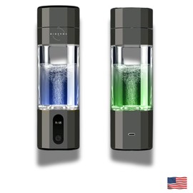 Hydrogen Water Bottle BioSync360° | Increase Energy | Reduce Inflammation & Brain & Skin | New (2024) SPE PEM Technology | Portable | US Designed |